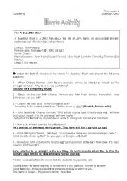 teacher movie worksheet