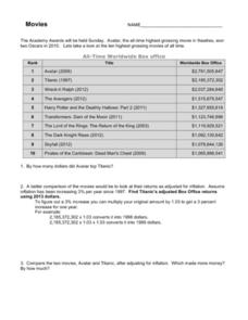 teacher movie worksheet