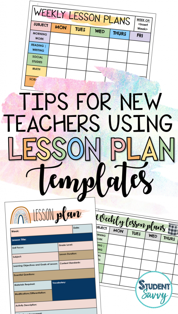 teacher planning worksheet