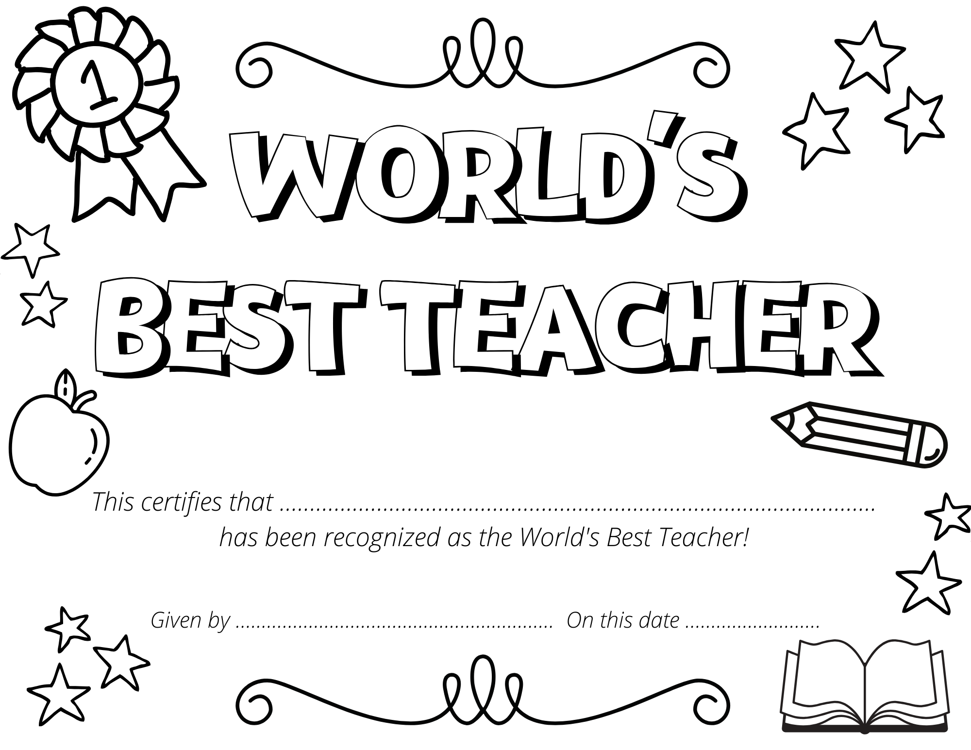 teacher printables