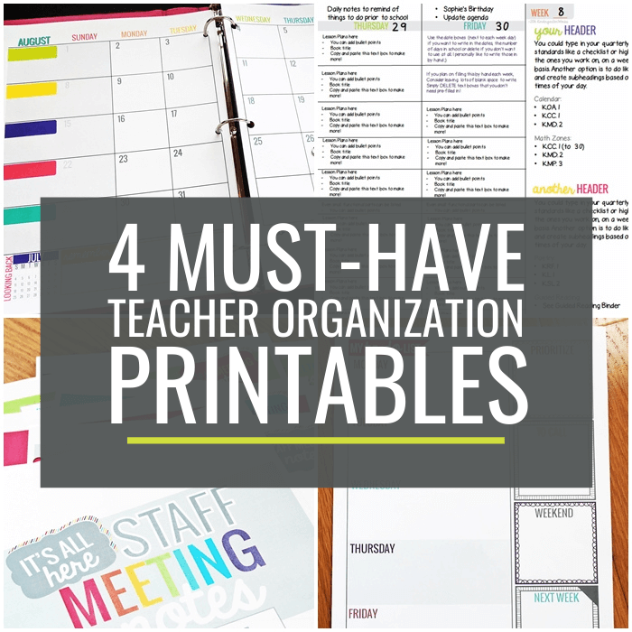 20+ Teacher Appreciation Printables - Happiness is Homemade