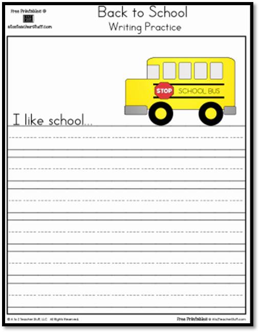 Find and count worksheet - School Supplies - Your Home Teacher