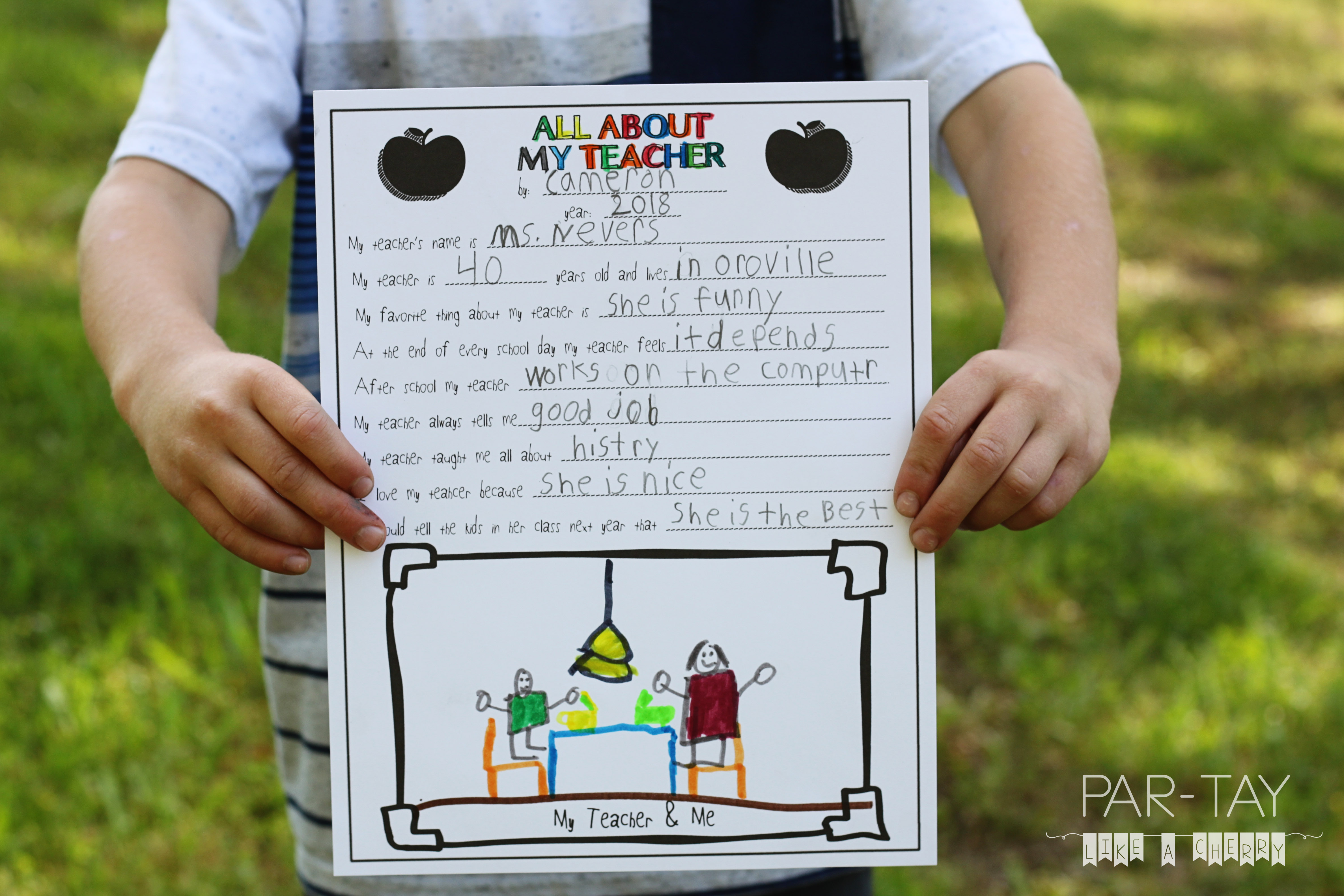 teacher worksheet for kindergarten