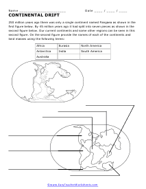 teacher worksheet on plate boundaries activity sheet