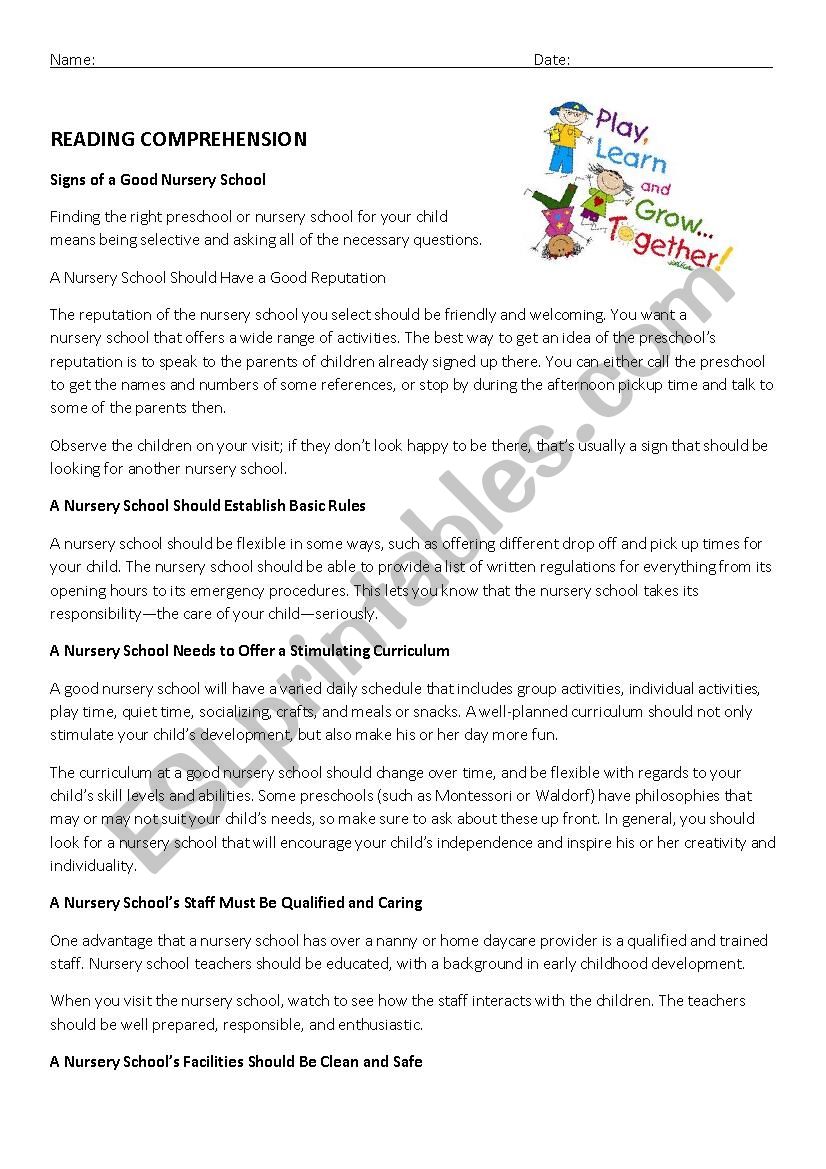 teachers curriculum institute worksheet