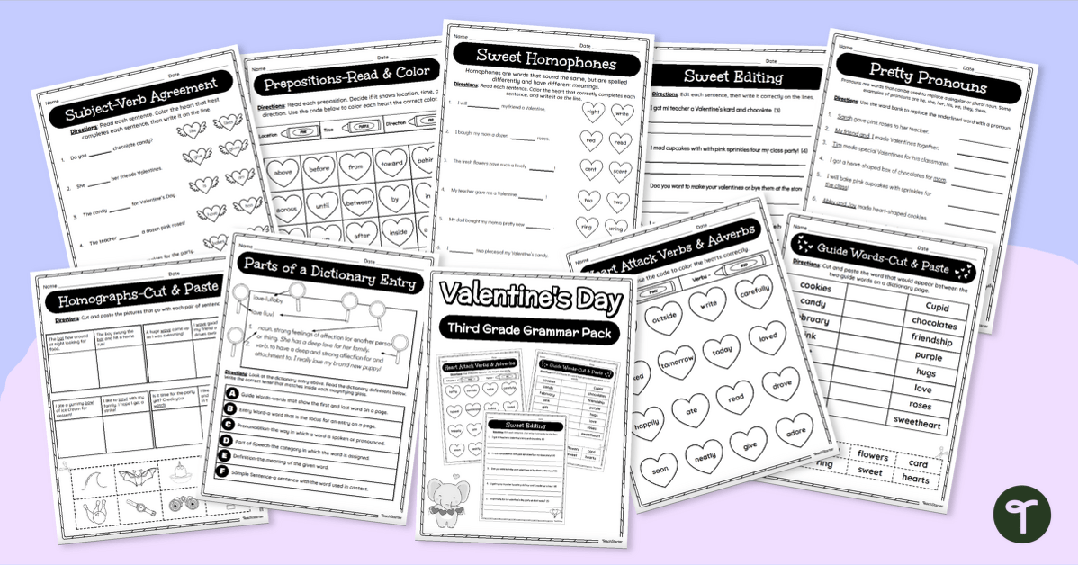 teachers worksheet for 3rd grade