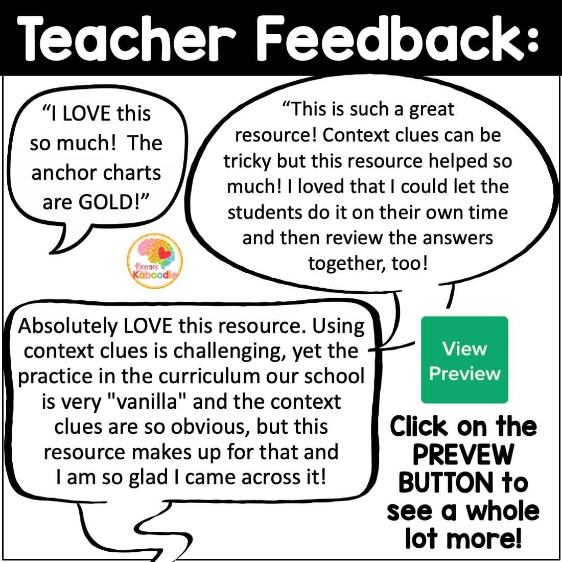 Context Clues Worksheets and Anchor Charts Activities | Made By ...