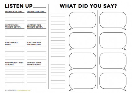 teaching dialogue worksheet