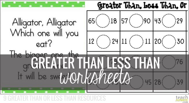 teaching greater than and less than 2nd grade