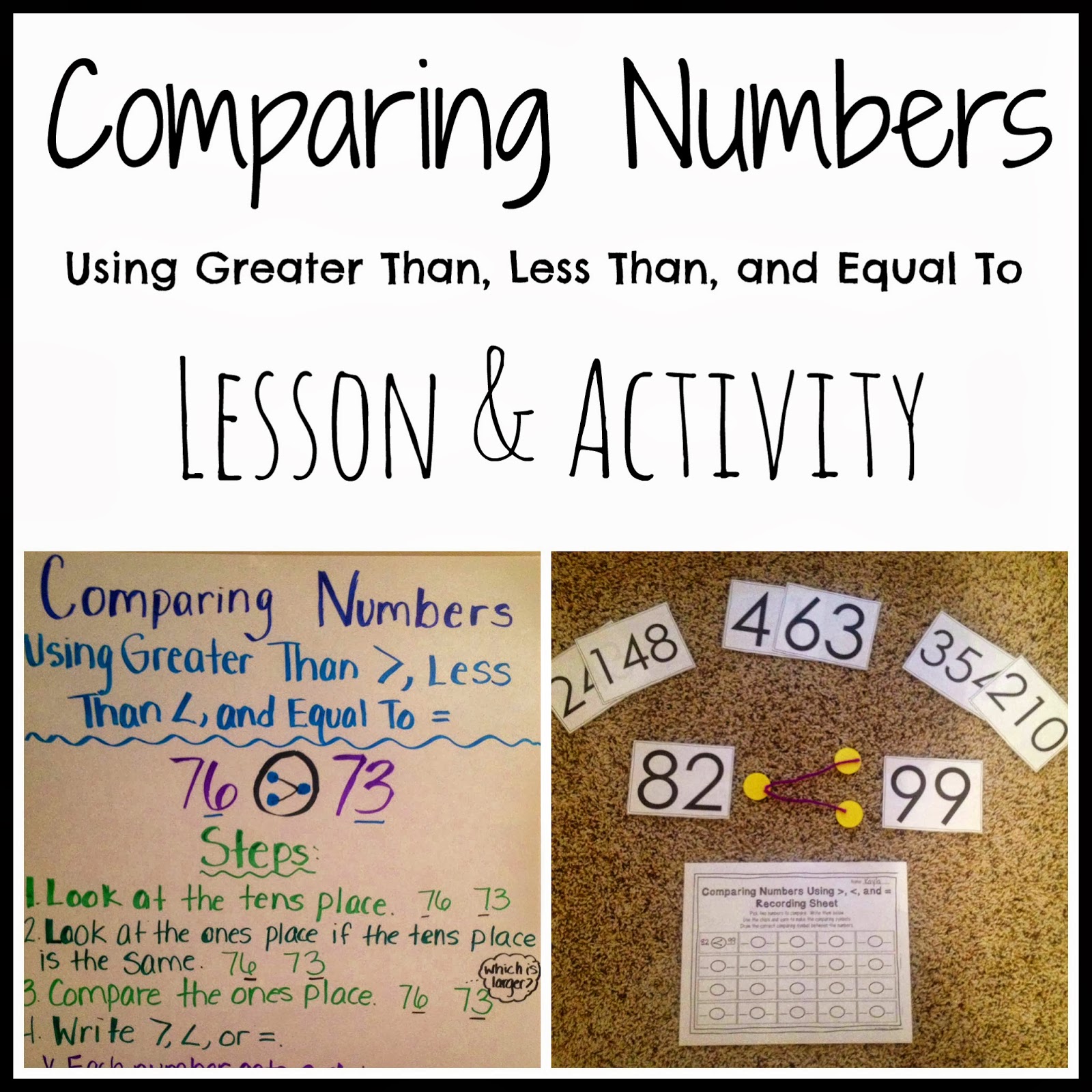 teaching greater than and less than 2nd grade