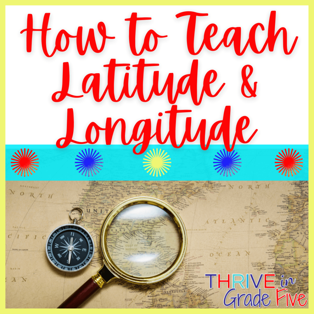 How to Teach Latitude &  Longitude - Thrive in Grade Five