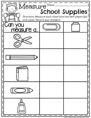 Measurement Worksheets - Planning Playtime