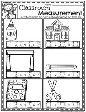 Measurement Worksheets - Planning Playtime