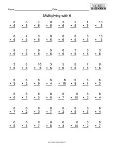 Learning Multiplication - Teaching Squared