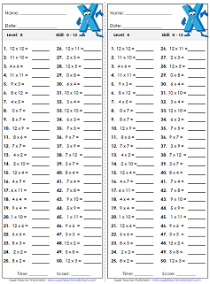 Multiplication Worksheets