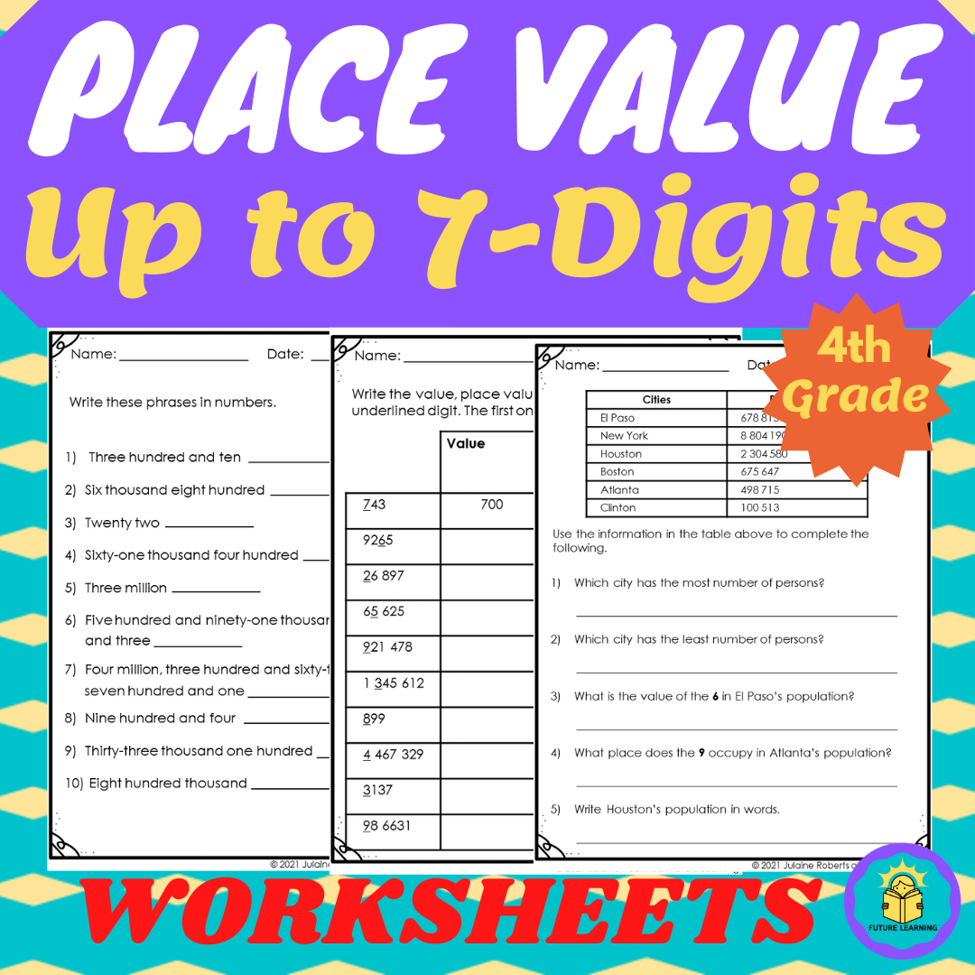 4th Grade Place Value Worksheets | Made By Teachers