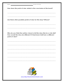 Point of View Worksheets