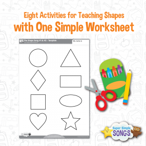 Eight Activities for Teaching Shapes with One Simple Worksheet ...