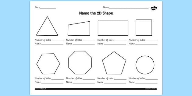 Printable 2D Shape Worksheet | NZ Teaching Resources