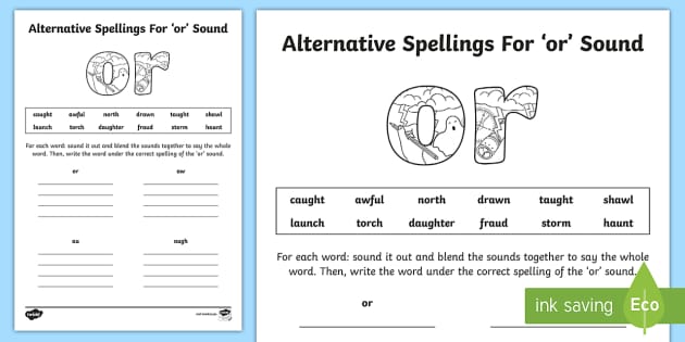 teaching spelling to adults worksheet
