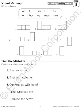 teaching spelling to adults worksheet