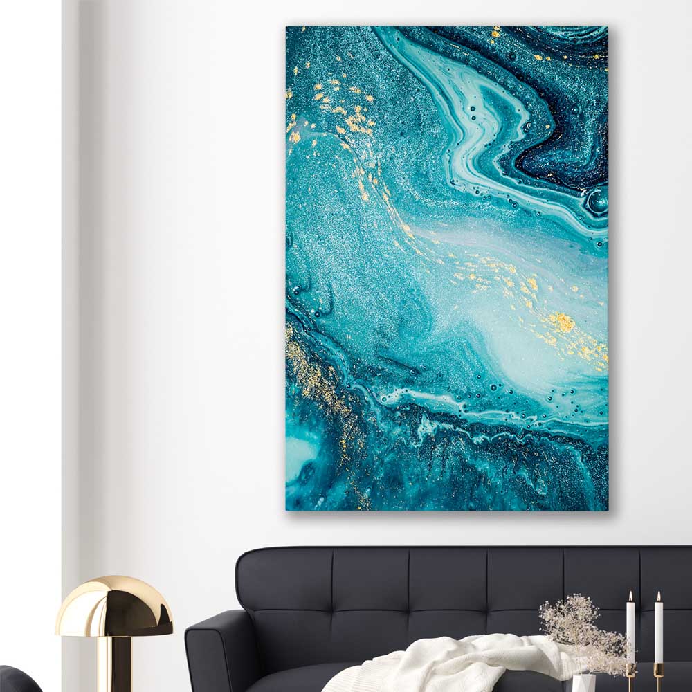 Hot Pink Black and Teal Funky Wall Art Printable, Abstract Marble ...