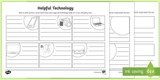 technology worksheet for