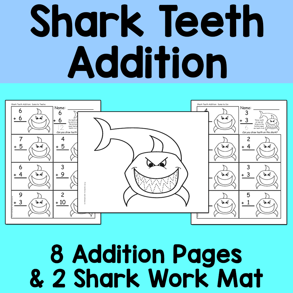 teeth worksheet with number 8