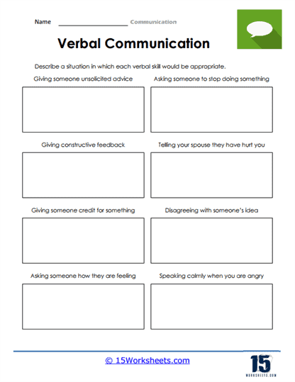 telephone skills worksheet