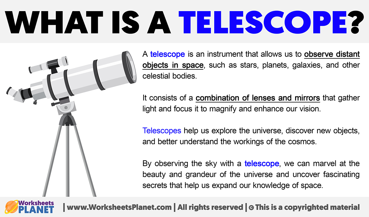 Comparing Reflecting and Refracting Telescopes worksheet Live