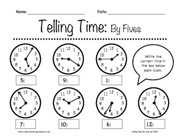 telling time third grade worksheet