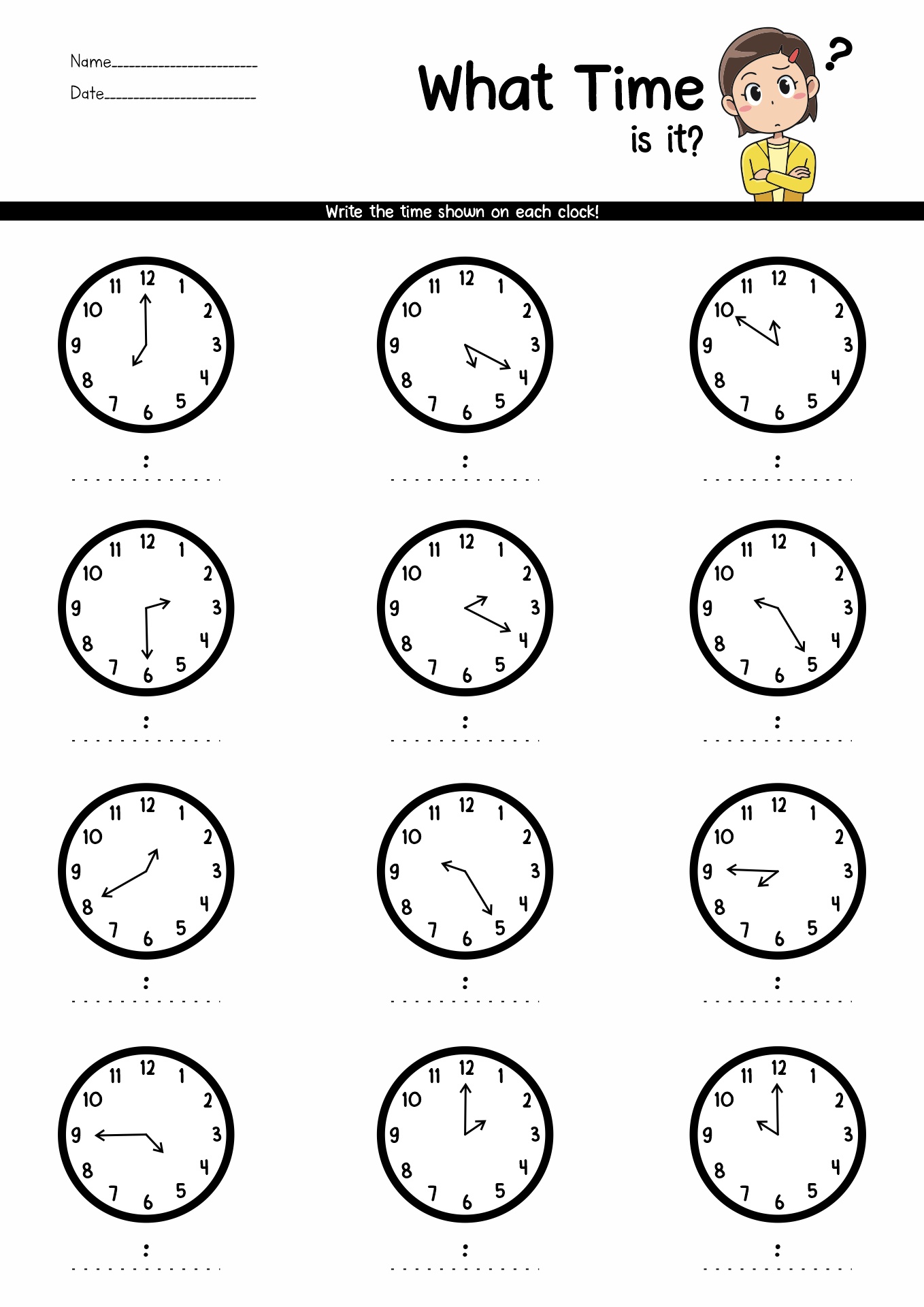 18 Time Worksheets For 3rd Grade - Free PDF at worksheeto.com