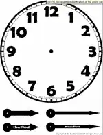 Telling Time - Worksheet Digital