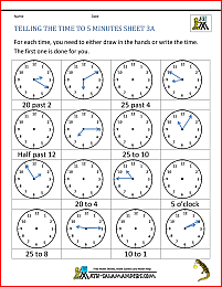 telling time worksheet half hour increments