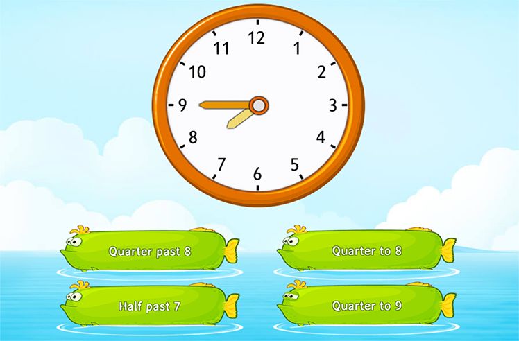 Free Online Time Games for Kids - Telling Time Games | SplashLearn