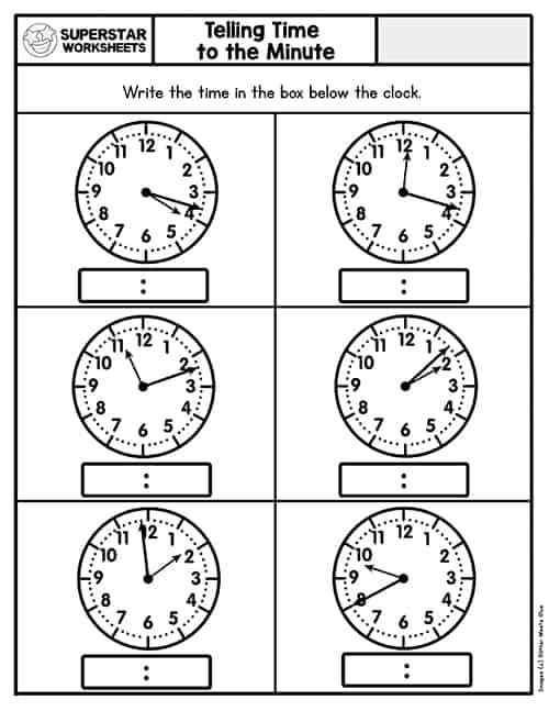 Telling Time Worksheets -Worksheets Library