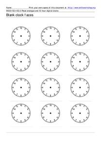 Telling Time Worksheet for 2nd - 3rd Grade | Lesson Planet