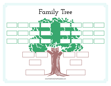 Free Family Tree Templates - for A+ Projects
