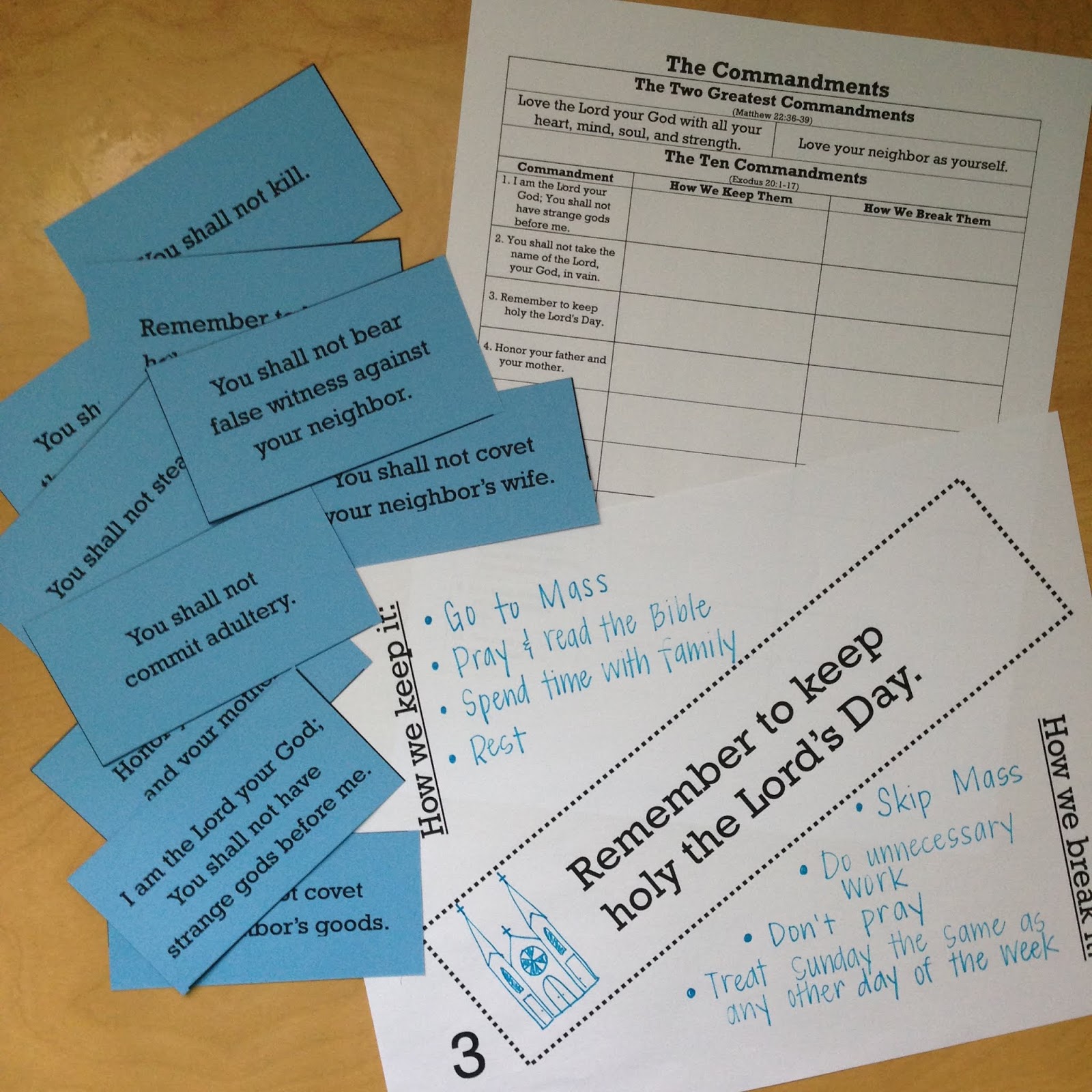 Look to Him and be Radiant: Teaching Tools for the Ten Commandments