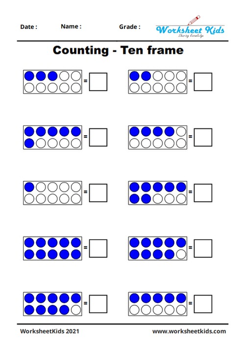 Ten frame activities for kindergarten | Addition &amp; subtraction ...