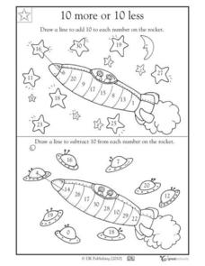Ten More Ten Less Lesson Plans &  Worksheets Reviewed by Teachers