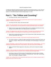 Frontline Ten Trillion Worksheet.docx - Frontline: Ten Trillion ...