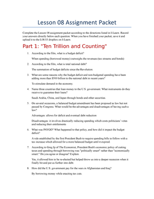 ten trillion and counting worksheet answers