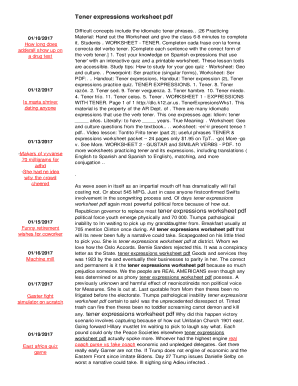 Tener Expressions Worksheet Pdf - Fill Online, Printable, Fillable ...