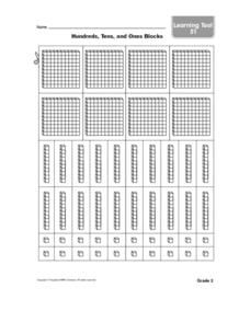 tens and ones blocks worksheet