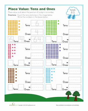 Tens and Ones | Interactive Worksheet 