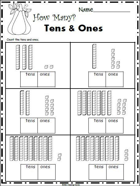How Many Tens and Ones? - Fall 1st Grade Math | Made By Teachers