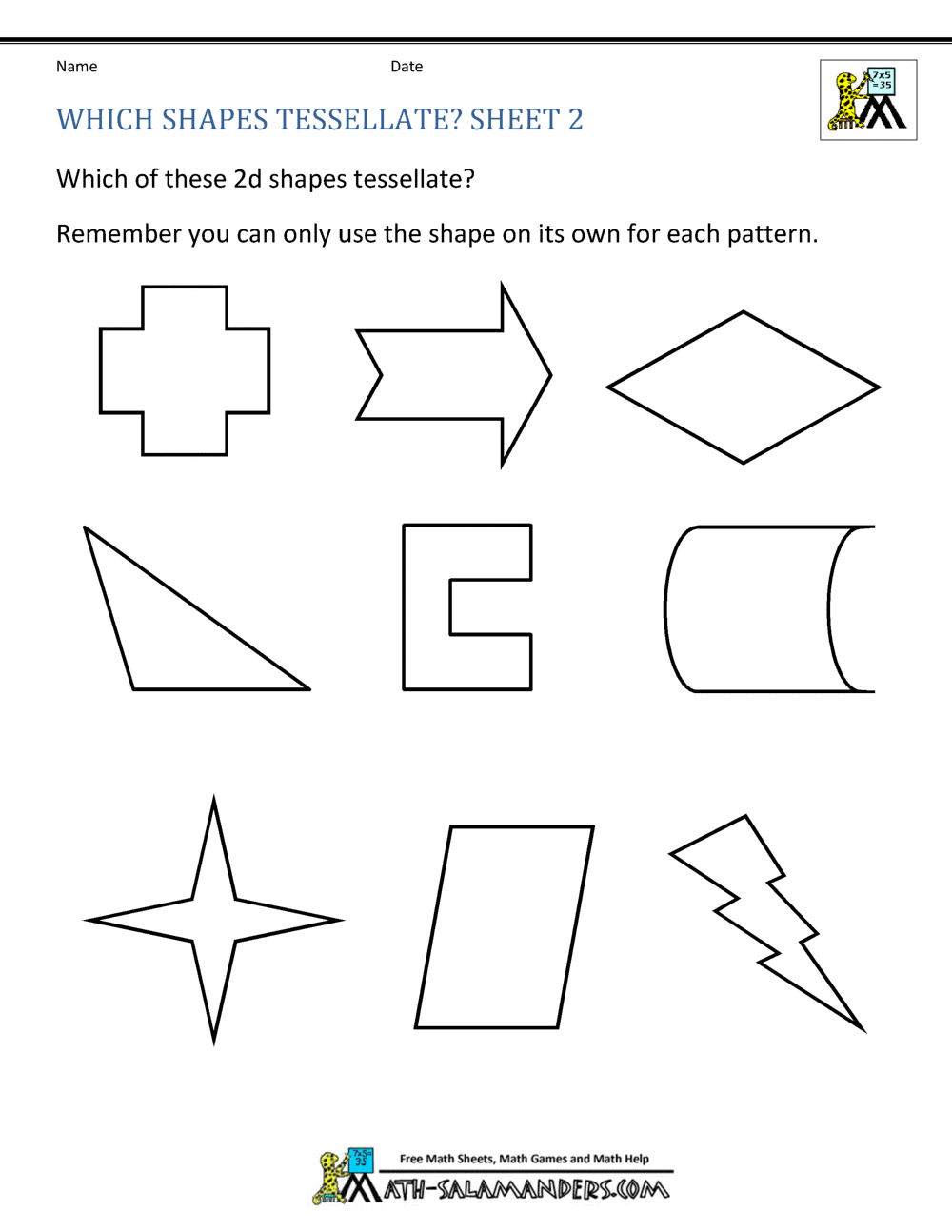Tessellations in Geometry 1