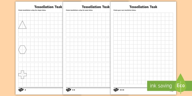 tessellation worksheet pdf
