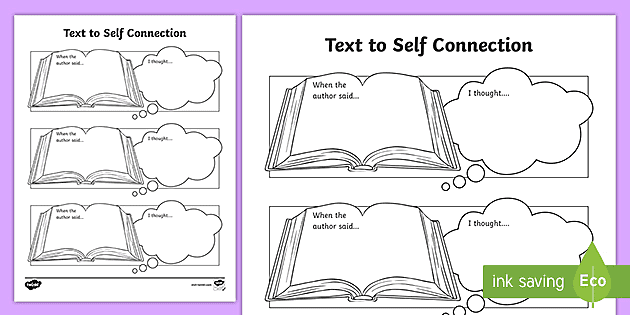Text to Self Connection Activity (teacher made) - Twinkl